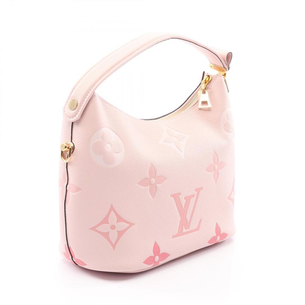 Louis Vuitton Bouton Empreinte Marshmallow Handbag Rose de Leather Pink